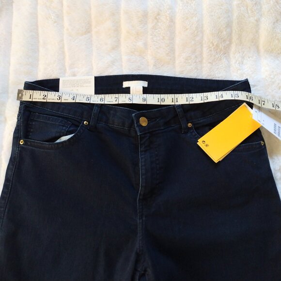 NWT H&M sz 14 dark blue wash skinny jeans - Picture 5 of 7